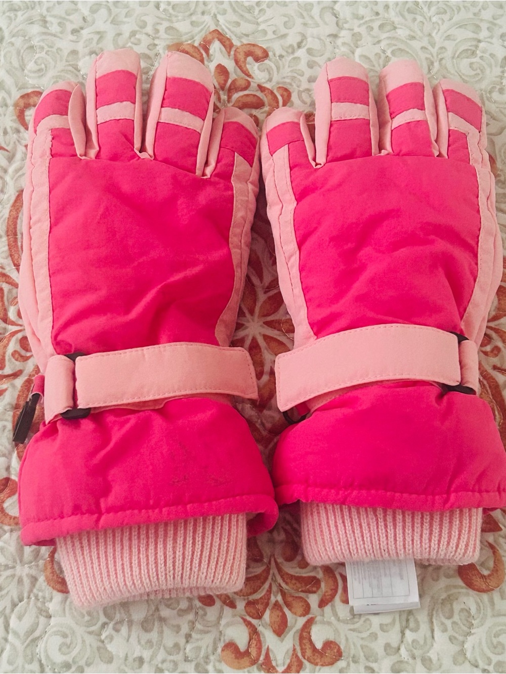 Gymboree Polar Pink Two-Tone Kids Winter Mittens